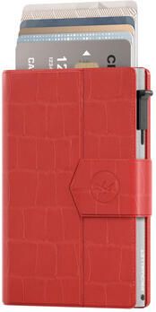 Prowallet Portemonnee Pasjeshouder Plus Croco Rood