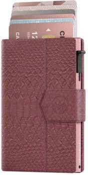 Prowallet Portemonnee Pasjeshouder Plus Snake Bordeaux