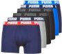 Puma basic boxershort 6 pack zwart blauw heren - Thumbnail 2