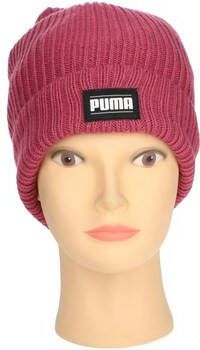 Puma Beanie met labeldetail model 'Ribbed Classic Cuff'
