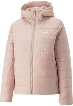 Puma ess hooded padded winterjas roze dames - Foto 4