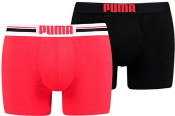 Puma Rood zwarte boxers met elastische tailleband Multicolor Heren - Foto 2