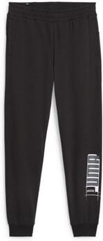 Puma Zwarte Essentials+ Logo Lab Sweatpants Black Heren