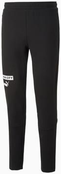 Puma manchester city fc joggingbroek 22 23 zwart blauw heren - Foto 2
