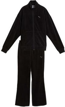 Puma Fleece Jack Velour Rib Relaxed Suit Op