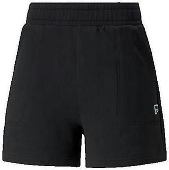 Puma Downtown High Waist Shorts Black Dames