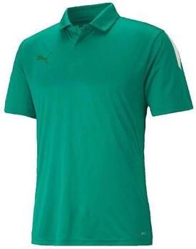 Puma Polo Shirt Korte Mouw Polo ches courtes teamLIGA Sideline Vert