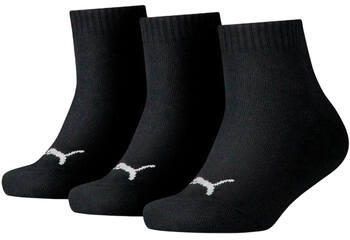 Puma sokken set van 3 zwart Katoen Logo 23-26