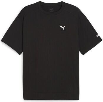 Puma Zwarte Rad Cal Logo T-shirt Black Heren