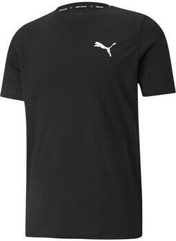 Puma Drycell Logo Bedrukt T-Shirt Zwart Heren