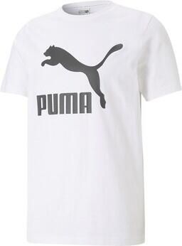 Puma Klassiek Logo Tee Wit T-shirt White Heren
