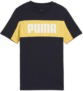 Puma T-shirt Korte Mouw Ess Block Tee B