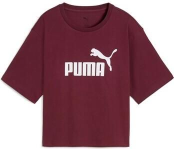 Puma T-shirt Korte Mouw Ess Cropped No. 1 Logo Relaxed Tee