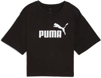 Puma T-shirt Korte Mouw Ess Cropped No. 1 Logo Relaxed Tee