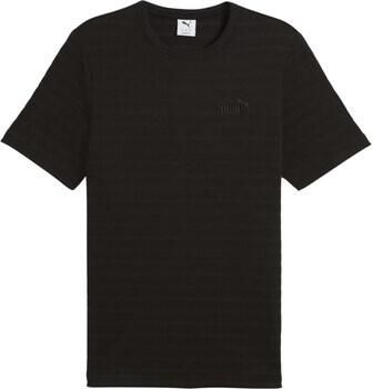 PUMA PERFORMANCE T-shirt met structuurmotief model 'ESS ELEVATED'