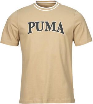 Puma Beige Grafische Squad Katoenen T-shirt Beige Heren
