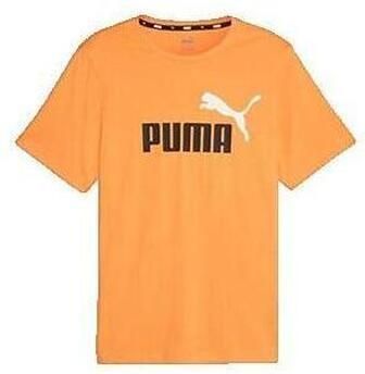 Puma T-shirt Korte Mouw T-shirt Essentials+ Orange