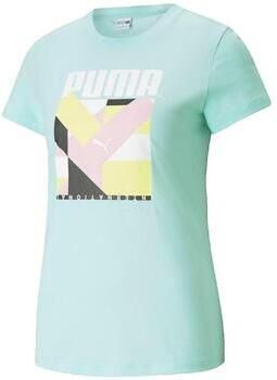 Puma T-shirt Korte Mouw T-shirt INTL GRAPHIC vert