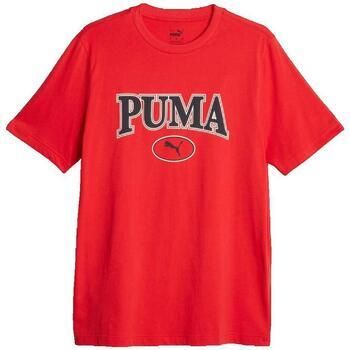Puma T-shirt Korte Mouw T-shirt Squad Rouge