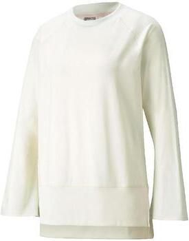 Puma T-Shirt Lange Mouw T-shirt Studio Yogini LT Beige