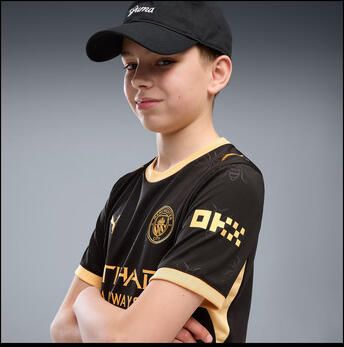 Puma T-shirt Mcfc Away Jersey Replica Jr