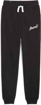 Puma joggingbroek ESS+ zwart Jongens Meisjes Katoen Effen 140