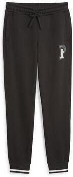 Puma Zwarte trainingsbroek met grafische print Black Heren