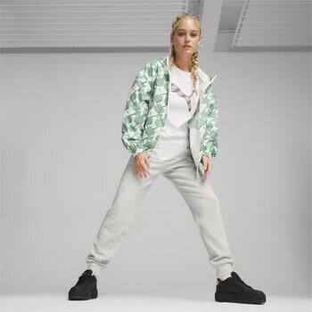 Puma Blossom Print Windbreaker Jas Green Dames - Foto 2