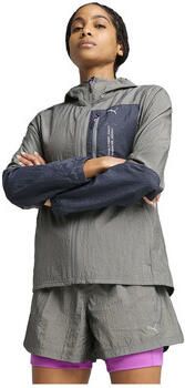 Puma Windjack Veste Seasons Windcell gris avec capuche