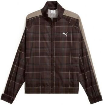 Puma Yellow Blazer T7 Relaxed Tartan Woven Track Jacket