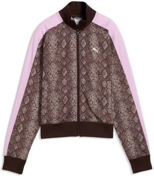 Puma Yellow Windjack T7 Snake Aop Short Track Jacket