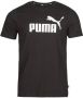 PUMA PERFORMANCE T-shirt van katoen met labelprint model 'Logo Tee' - Thumbnail 1