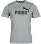 Puma Essential Logo Heren T-shirt Grijs Heren - Thumbnail 1