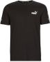 Puma Sportief Zwart T-shirt Essentials+ Tape Black Heren - Thumbnail 1