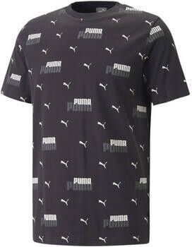 Puma T-shirt Korte Mouw T-shirt logo ESS+ Power AOP