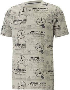 Puma T-shirt Korte Mouw T-shirt Mercedes AMG Petronas Formula One AOP