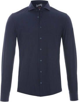 Pure Overhemd Lange Mouw H.Tico The Functional Shirt Navy