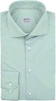 Pure Overhemd Lange Mouw Shirt Lichtgroen