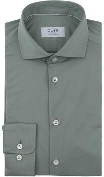 Pure Overhemd Lange Mouw The Functional Shirt Super Stretch Groen