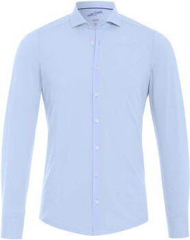 Pure Overhemd Lange Mouw H.Tico The Functional Shirt Blauw