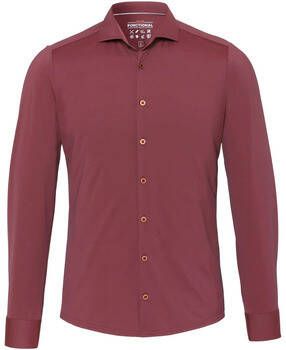 Pure Overhemd Lange Mouw The Functional Shirt Rood