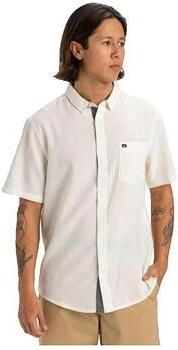 Quiksilver Overhemd Korte Mouw Chemise manches courtes Time Box blanche