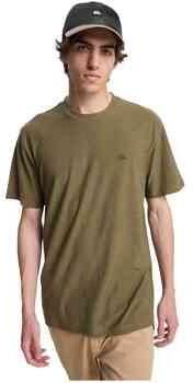 Quiksilver T-shirt Korte Mouw Camiseta Slub Roundneck ga corta verde caqui