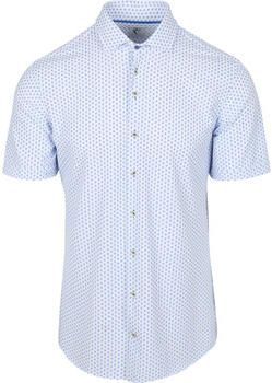 R2 Amsterdam Overhemd Lange Mouw R2 Overhemd Korte Mouwen Seersucker Lichtblauw