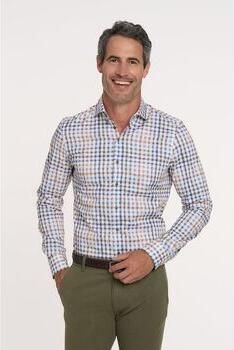 R2 Amsterdam Overhemd Lange Mouw R2 Overhemd Ruiten Multicolour - Foto 2