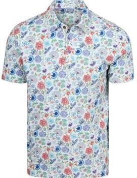 R2 Amsterdam Polo Shirt Korte Mouw Polo Print Multicolor