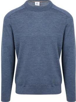 R2 Amsterdam Sweater R2 Trui Merinowol Blauw