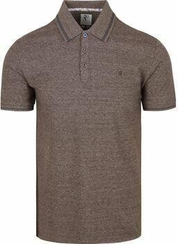 R2 Amsterdam T-shirt Polo Soft Solid Brown