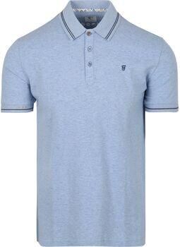 R2 Amsterdam T-shirt Polo Soft Solid Light Blue