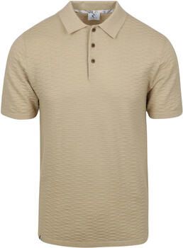 R2 Amsterdam T-shirt R2 Polo Knitted Beige